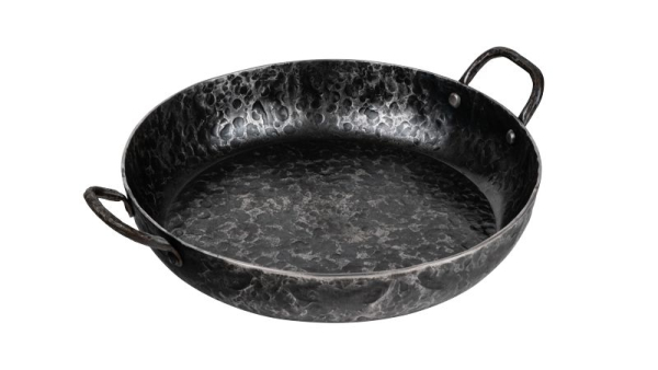 Forged geschmiedete Bratpfanne 28 cm mit 2 Griffen